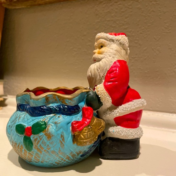 Vintage Santa Tea light Holder - Picture 2 of 7
